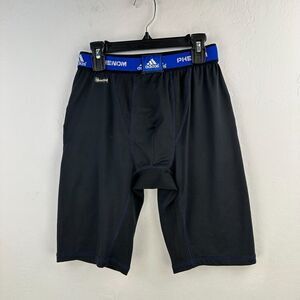 Adidas Phenom Shorts M Black Slider Performance Compression Padded‎ Cup Holder